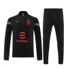 AC Milan Quarter Zip Felpe da Allenamento 2022-23 Nera per Uomo